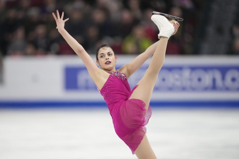 World Figure Skating Championships |  Madeline Schizas: when the diamond shines a little less