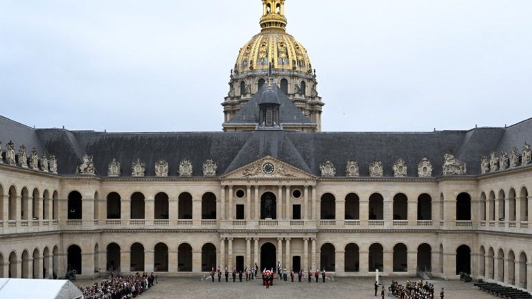 a national tribute will be paid to Les Invalides in memory of the former admiral and senator