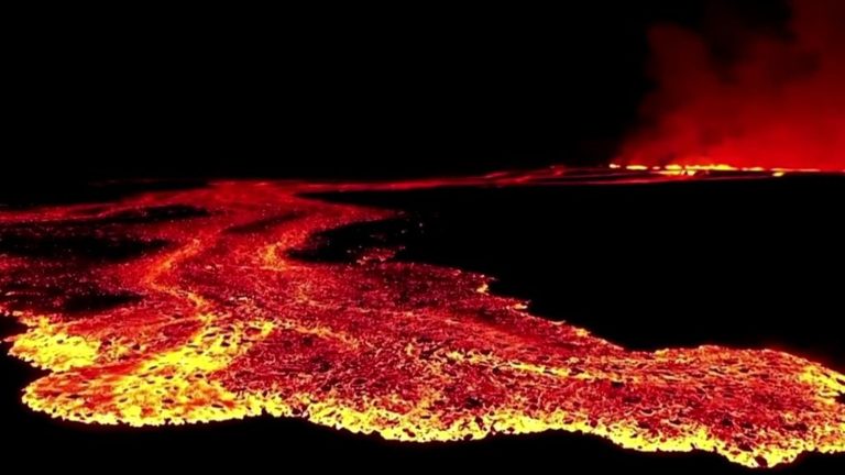 a new volcanic eruption, the fourth since December