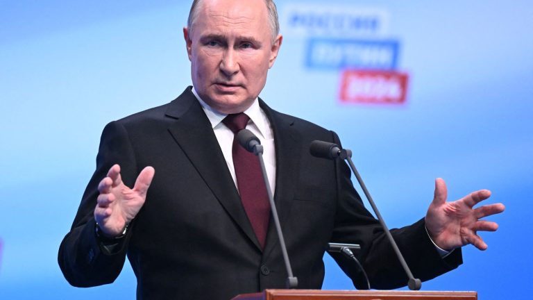 after his re-election, Vladimir Putin promises that the country will not be “intimidated”