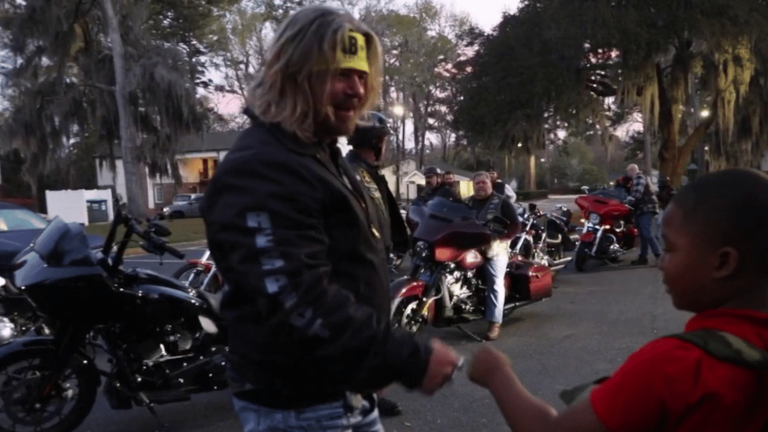 biker groups to protect children against school bullying