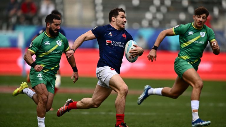 first final for Antoine Dupont with the Blues, author of a new try against Ireland