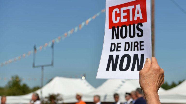 how the vote in the Senate on the ratification of Ceta turned into a trap for the majority