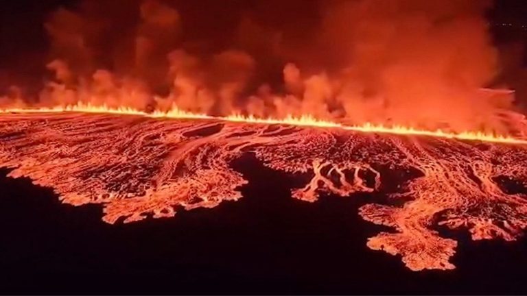 new volcanic eruption on the Reykjanes peninsula