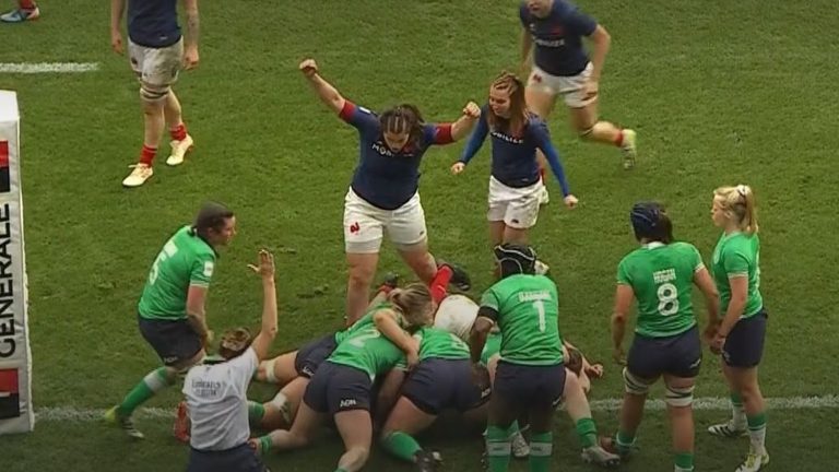 relive the success of Les Bleues against the XV du Trèfle at the opening of the Six Nations Tournament