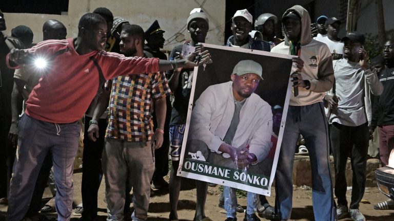 scenes of joy in Senegal after the release from prison of opponent Ousmane Sonko before the presidential election