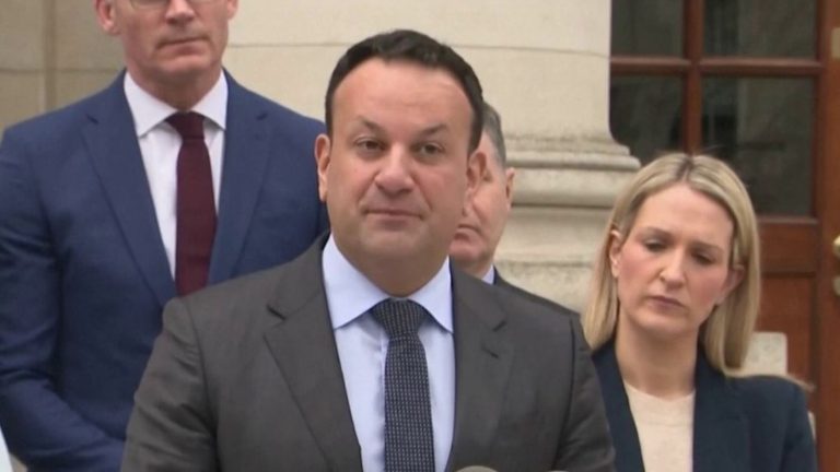 surprise resignation of Irish Prime Minister