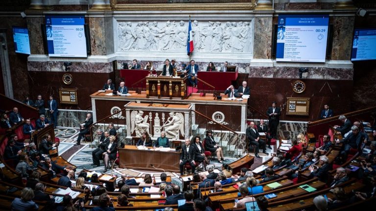 the Assembly adopts a motion for a resolution condemning the “bloody and murderous repression of Algerians”