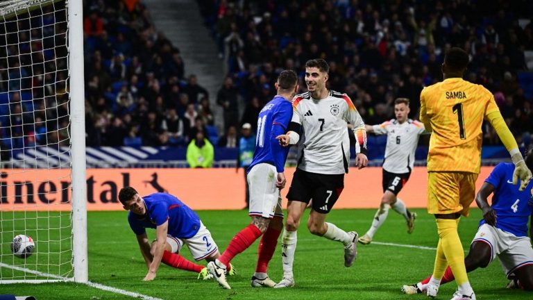 the French team beaten by Germany for its last big test before Euro 2024