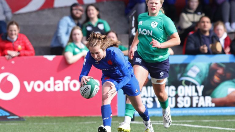 the summary of the clear victory of Les Bleues against Ireland