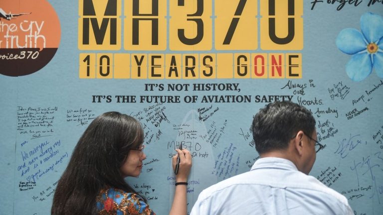 where is the research, ten years after the disappearance of the Malaysia Airlines plane?