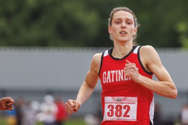 Athletics |  Audrey Leduc lowers the Canadian mark over 200 meters