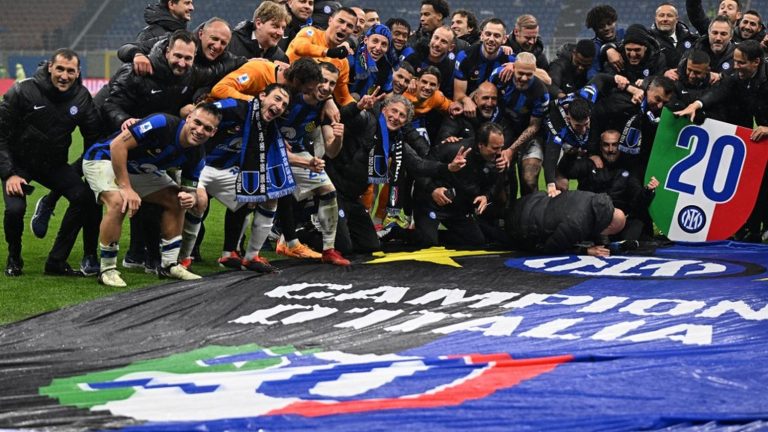 Inter Milan wins its 20th title after its victory in the derby against AC Milan