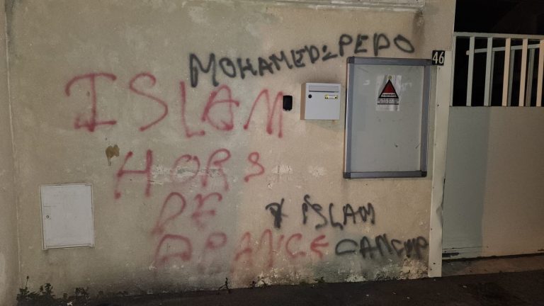 Cherbourg mosque targeted again with Islamophobic tags