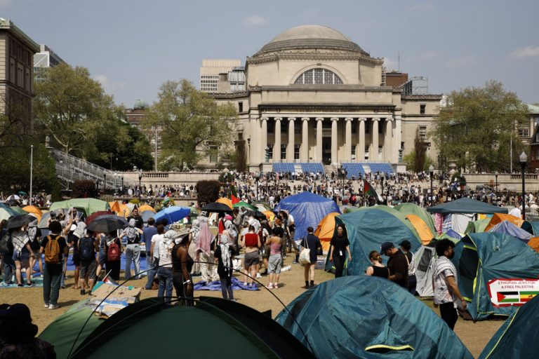 Columbia University |  Pro-Palestinian students sanctioned for refusing to leave their camp