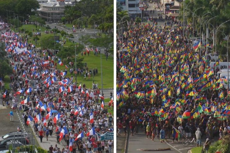 Demonstrations in Nouméa: separatists and loyalists succeed in their bet