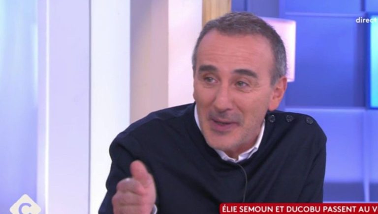 Elie Semoun lets loose in front of Anne-Elisabeth Lemoine live in “C à vous”