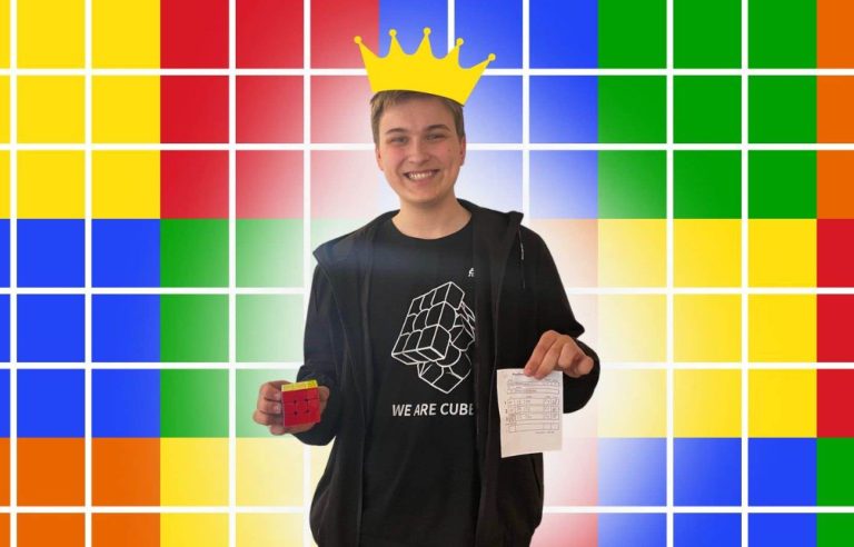 Elliott, blind Rubik’s cube world champion!