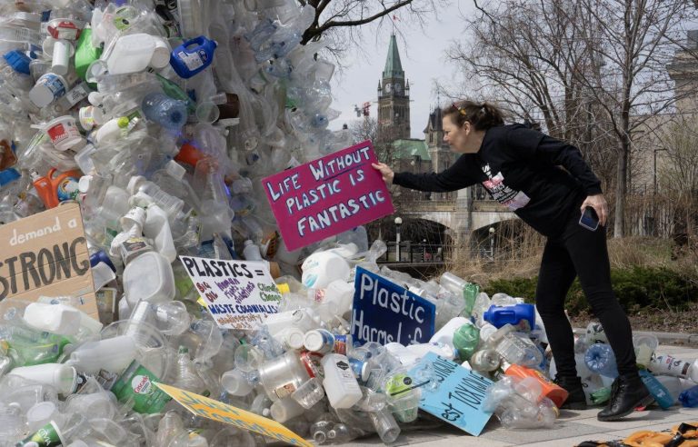 Environment Minister Steven Guilbeault wants to create a cap on plastic production