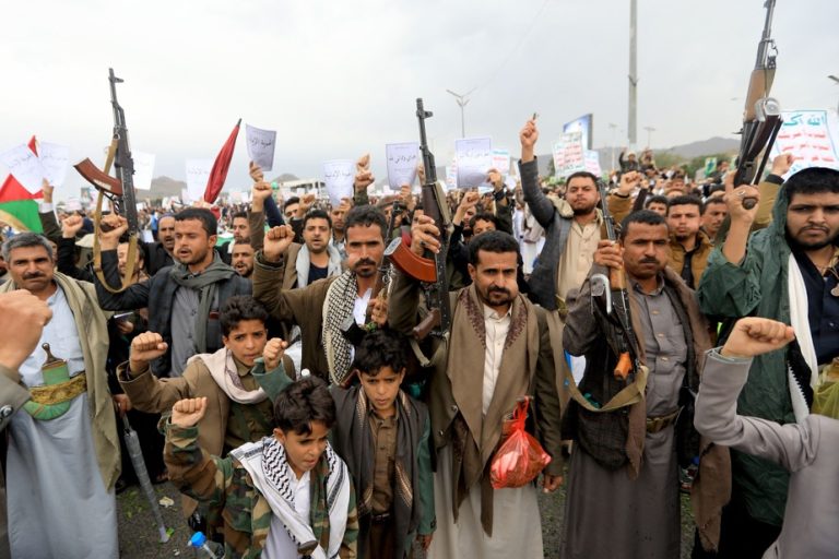 Houthi rebels claim firing near commercial ship off Yemen