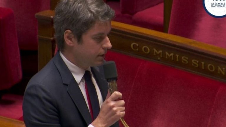 Gabriel Attal answered questions from deputies in the National Assembly