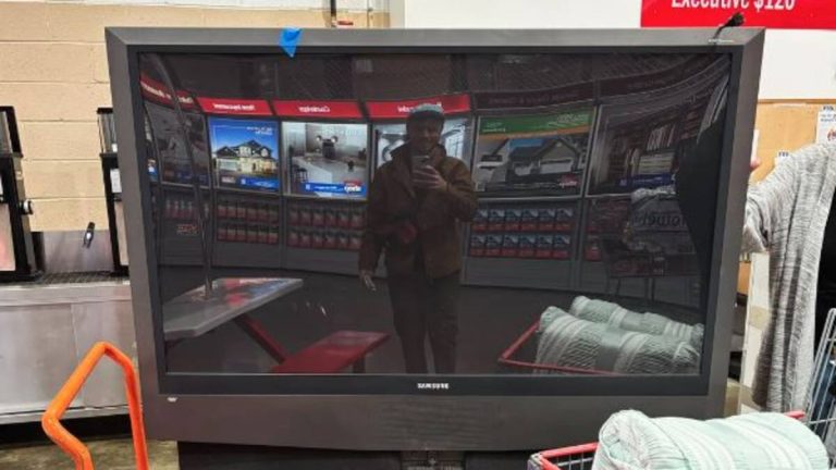 IN PHOTO |  Customer returns 2002 television to Costco