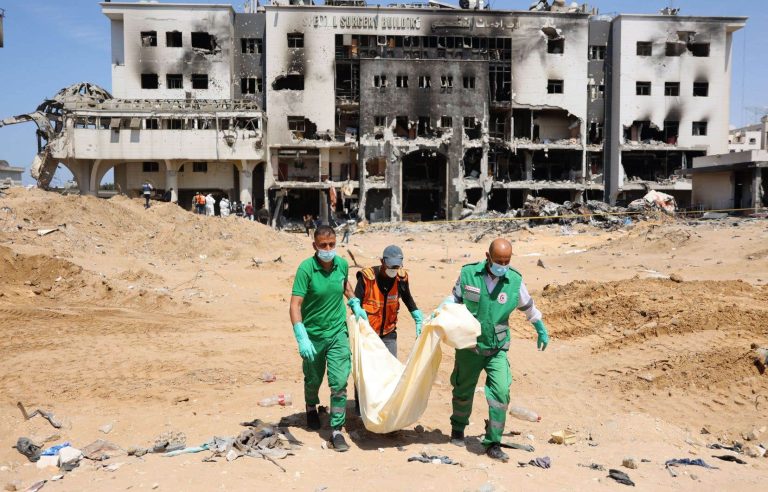 In Gaza’s al-Chifa hospital, identifying victims is a new ordeal