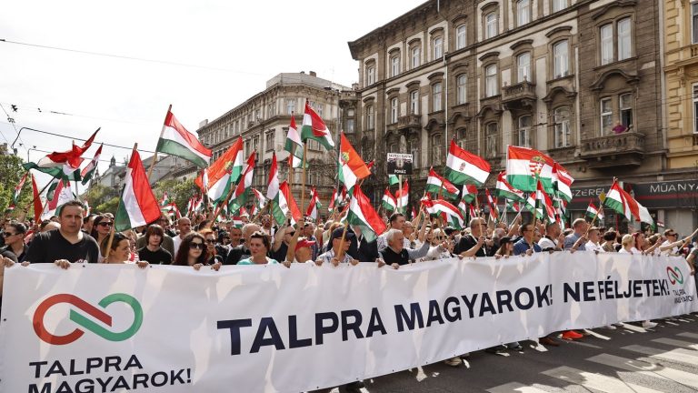 In Hungary, tens of thousands of people demonstrated against Viktor Orban’s government