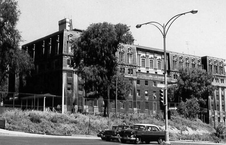 Independence action at Sainte-Marie College in the 1960s