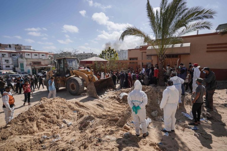 Israel and Hamas at war, day 198 |  Dozens of bodies exhumed in Gaza hospital courtyard