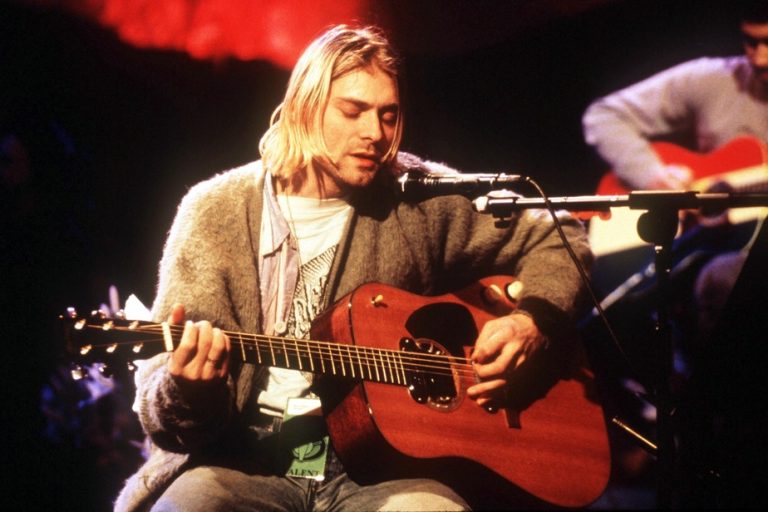 Kurt Cobain, a look that has become cult