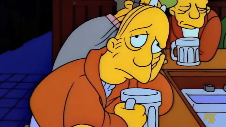 Larry “the barfly” disappears from “The Simpsons”