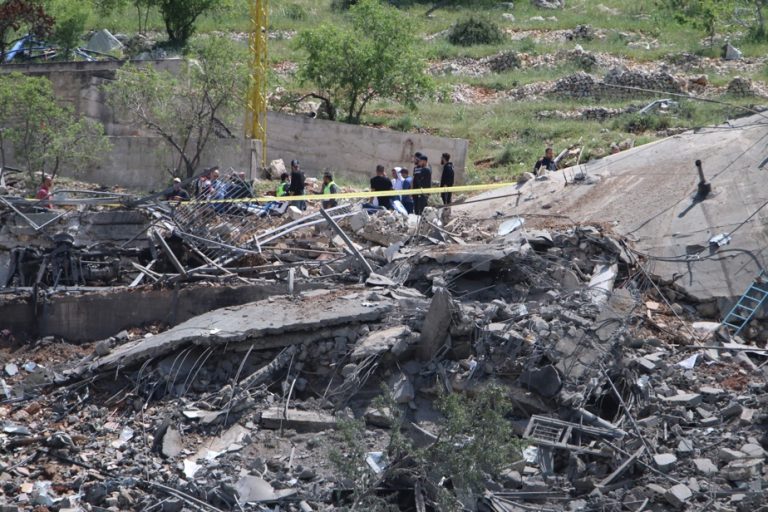 Lebanon |  Israeli raid on Hezbollah site