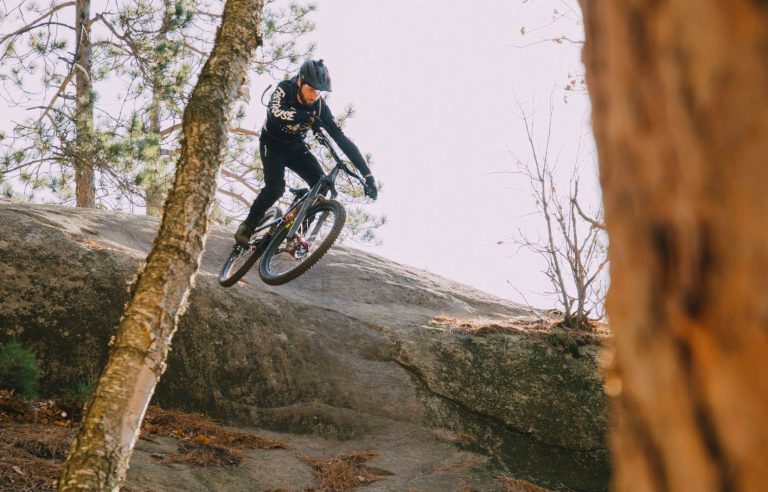 Mountain biking is gaining ground