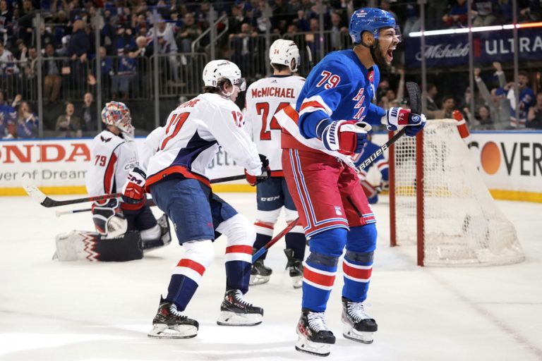 NHL |  The Rangers hold on against the Capitals and win 4-3