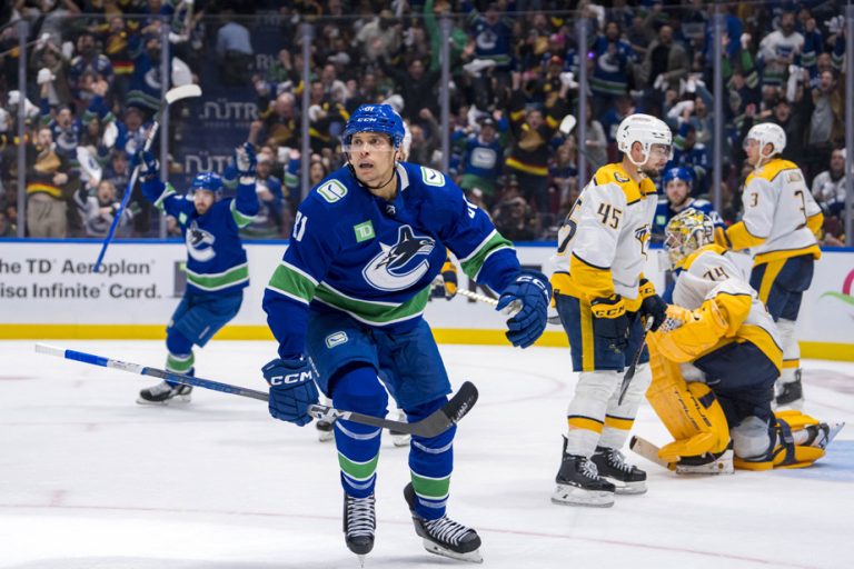 NHL playoffs |  The Canucks deserve a 4-2 victory against the Predators