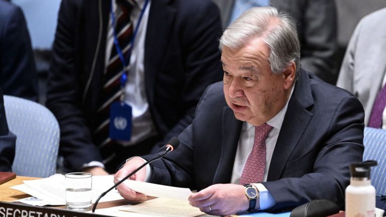 “Neither the region nor the world can afford more war,” warns the UN Secretary General