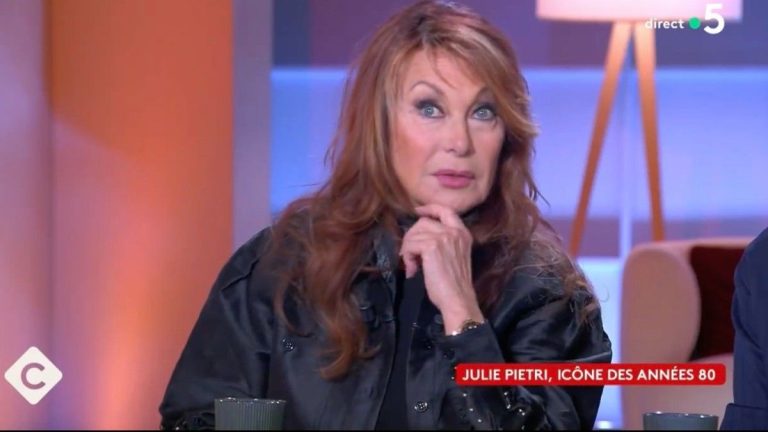 “Not welcome”, Julie Pietri, guest of “C à vous”, settles her accounts