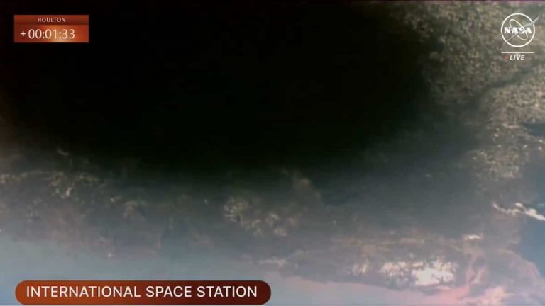 ON VIDEO |  The total solar eclipse seen from space