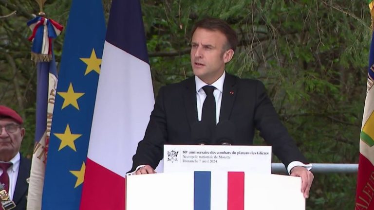 President Emmanuel Macron pays tribute to the victims of Nazism