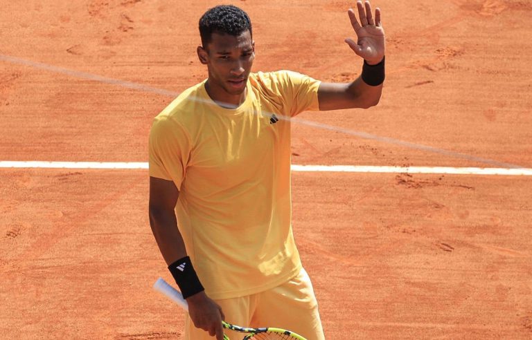 Quebecer Félix Auger-Aliassime wins against Nardi at the Monte-Carlo tournament