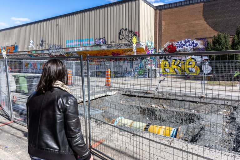 Repair of a water pipe in Pointe-Saint-Charles |  A street under construction for four years