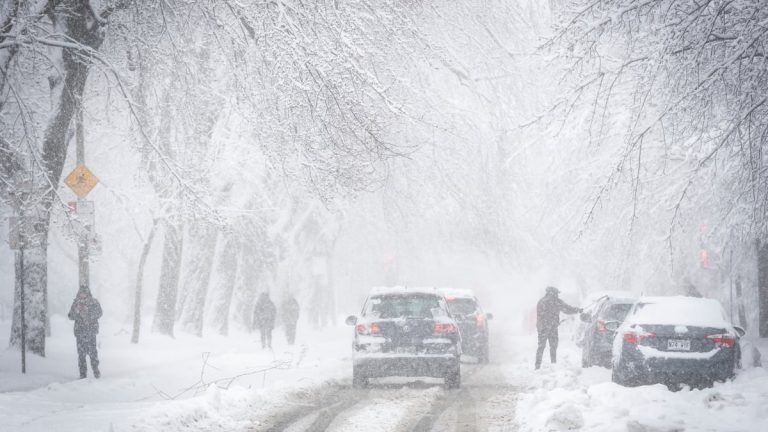 Road trips, breakdowns, summer tires: heavy snow causing chaos in southern Quebec