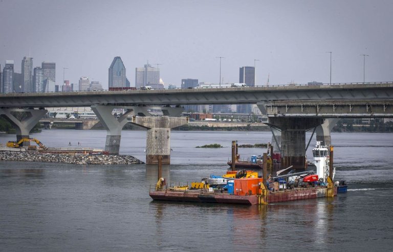 The dismantling of the Champlain Bridge more expensive due to the pandemic