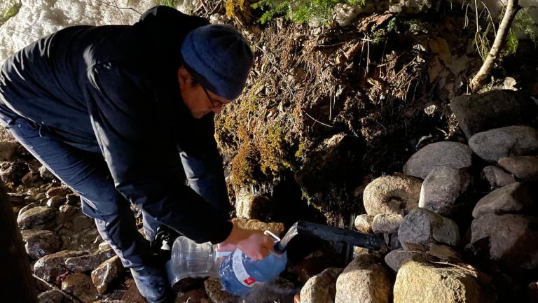 Tradition alive and well even at 4 a.m.: Easter water gathering still attracts crowds