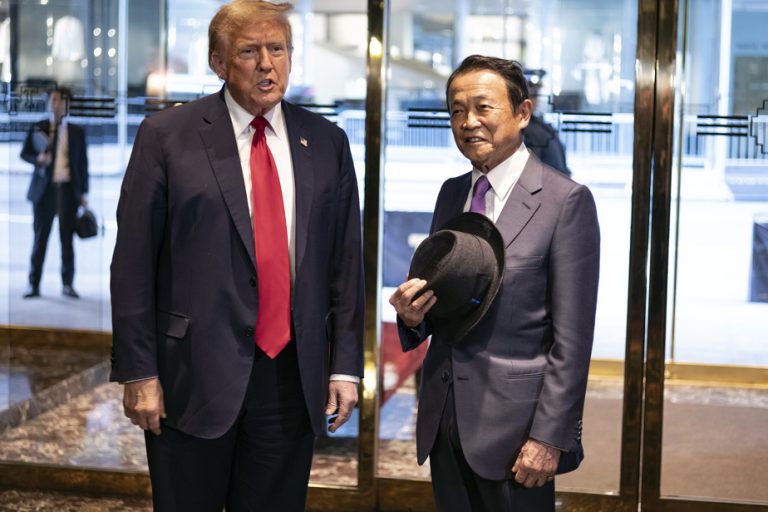 Trump meets with former Japanese leader for his shadow diplomacy