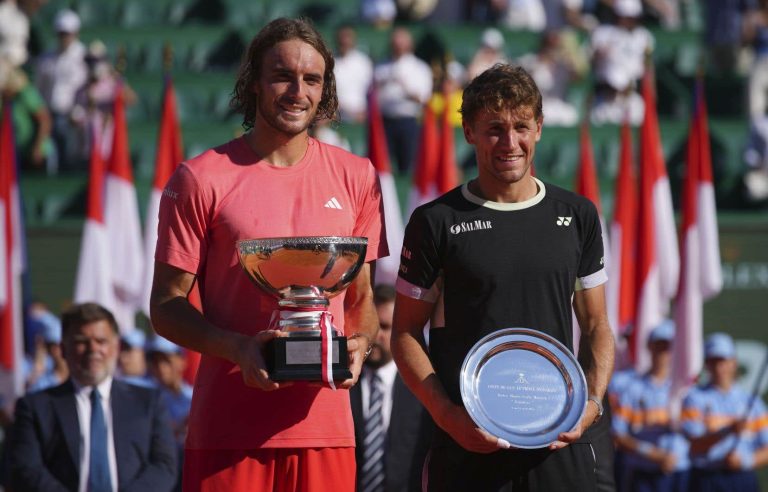 Tsitsipas defeats Rudd in Monte-Carlo Masters final