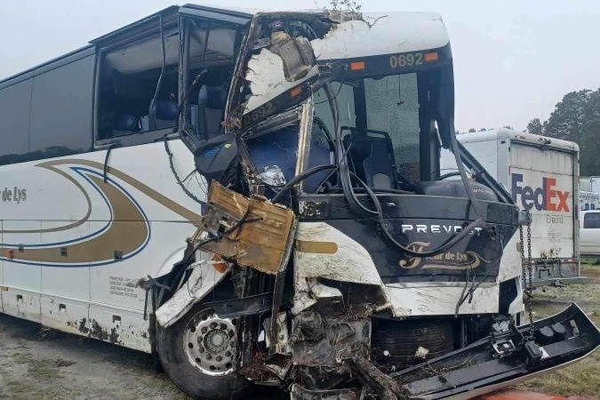 Virginia |  Young Quebec athletes involved in a bus accident