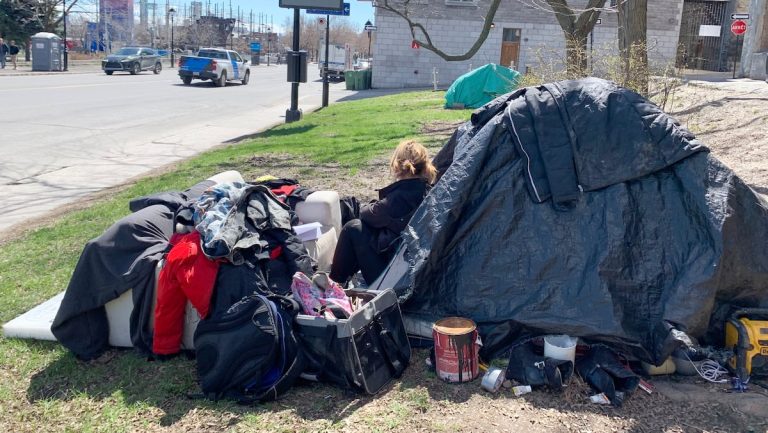 “We have to leave”: another itinerant camp dismantled in Montreal