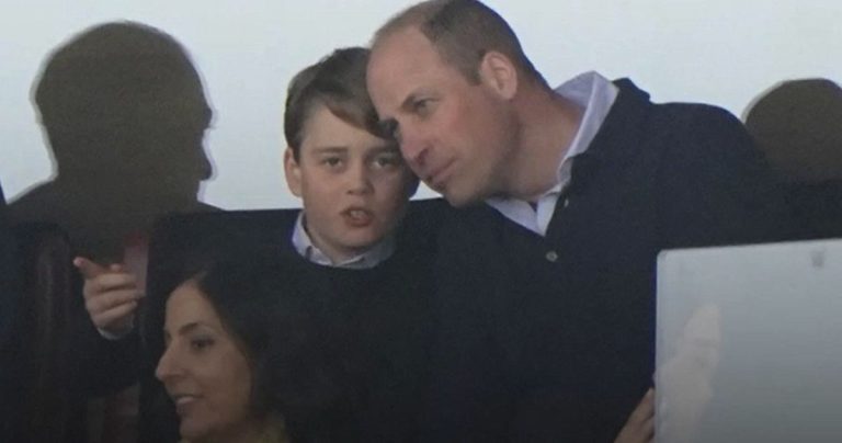 a rare appearance of Prince William with their son George creates a buzz